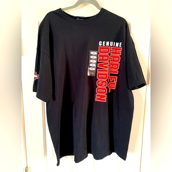 Harley-Davidson Motorcycle Bike T-shirt, Men's XXL cotton black type Vintage Second Hand main image 1